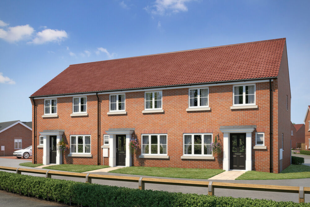 Housing development picturte for Trinity Meadow in Spencer Road, Rackheath, Norfolk, NR13 6TJ