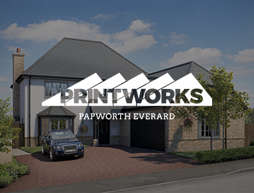 Housing development picturte for Printworks in Church Lane, Papworth Everard, Cambridgeshire, CB23 3QN
